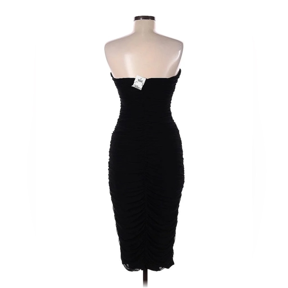 NWT Michael Costello x REVOLVE Heather Midi Dress in Black- Size Medium - Picture 3 of 4